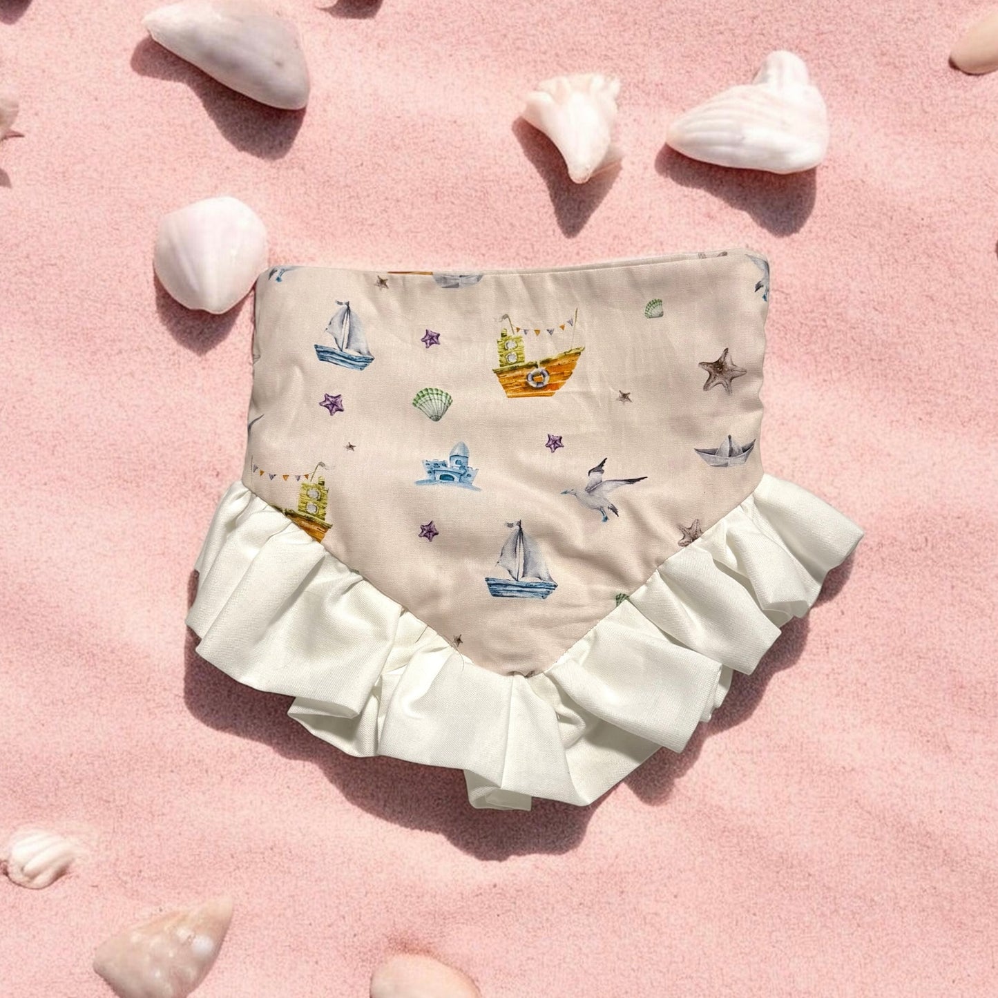 Little Sailor Seaside Bandana - Pink