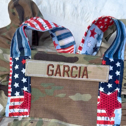 Military Up-cycled Girl Dress ❤️💙